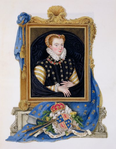 Portrait of Mary Queen of Scots (1542-87) from 